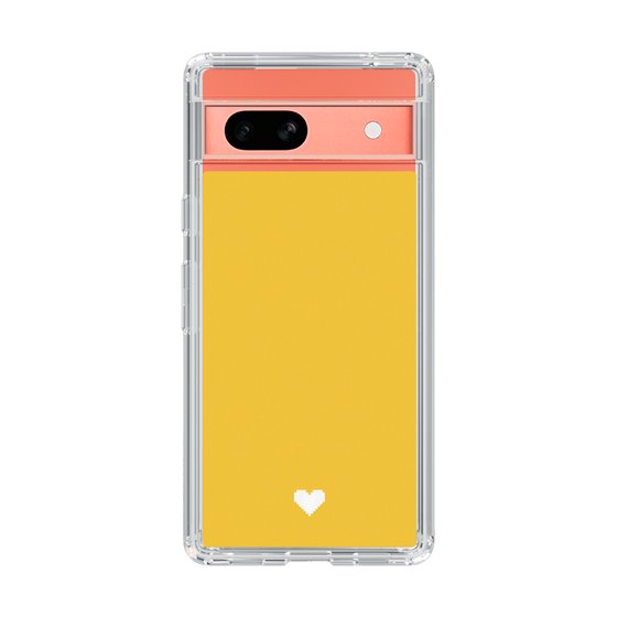 Slim Protection Case［ Original - Favorite Color Heart - Yellow ］