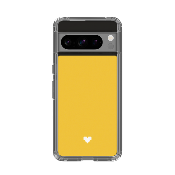 Slim Protection Case［ Original - Favorite Color Heart - Yellow ］