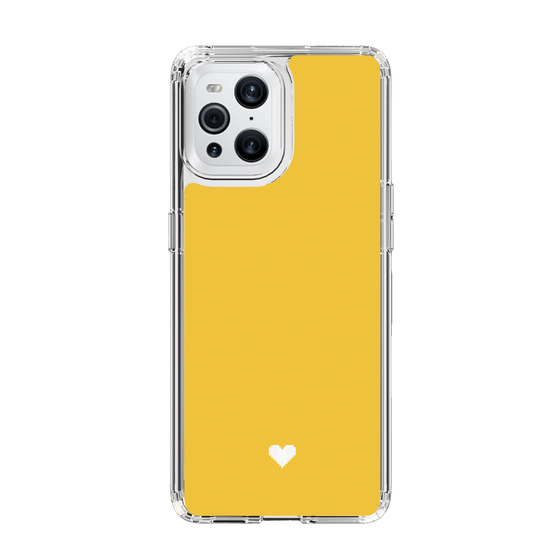 Slim Protection Case［ Original - Favorite Color Heart - Yellow ］