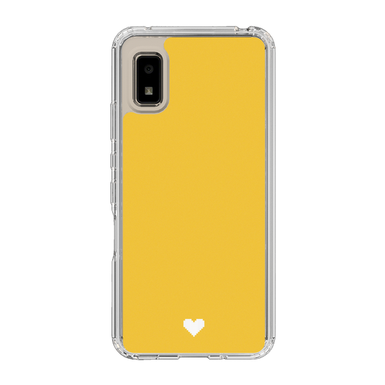 Slim Protection Case［ Original - Favorite Color Heart - Yellow ］