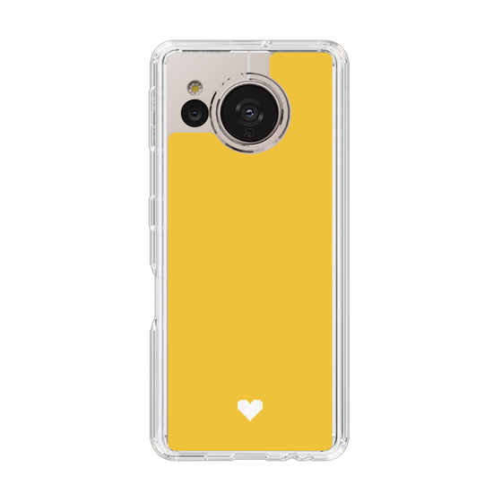 Slim Protection Case［ Original - Favorite Color Heart - Yellow ］