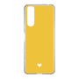 Slim Protection Case［ Original - Favorite Color Heart - Yellow ］