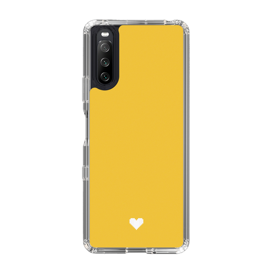 Slim Protection Case［ Original - Favorite Color Heart - Yellow ］