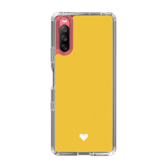 Slim Protection Case［ Original - Favorite Color Heart - Yellow ］