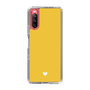 Slim Protection Case［ Original - Favorite Color Heart - Yellow ］