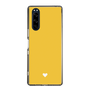 Slim Protection Case［ Original - Favorite Color Heart - Yellow ］