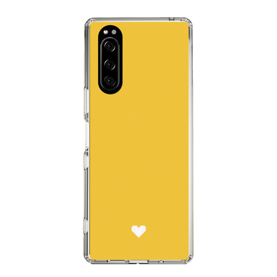 Slim Protection Case［ Original - Favorite Color Heart - Yellow ］