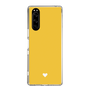 Slim Protection Case［ Original - Favorite Color Heart - Yellow ］