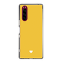 Slim Protection Case［ Original - Favorite Color Heart - Yellow ］