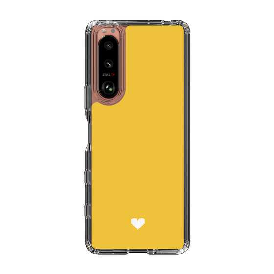 Slim Protection Case［ Original - Favorite Color Heart - Yellow ］