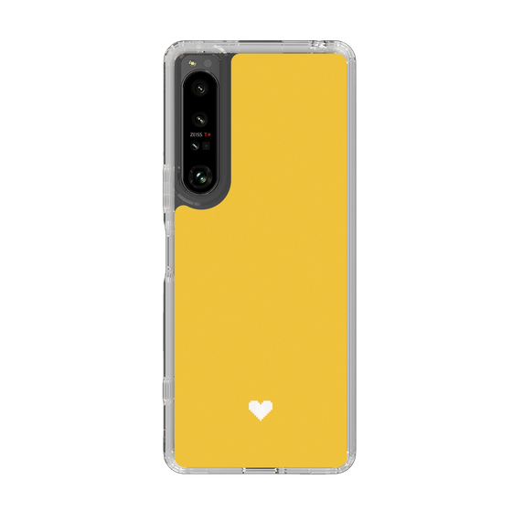 Slim Protection Case［ Original - Favorite Color Heart - Yellow ］