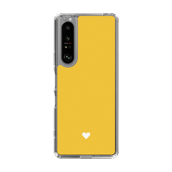 Slim Protection Case［ Original - Favorite Color Heart - Yellow ］