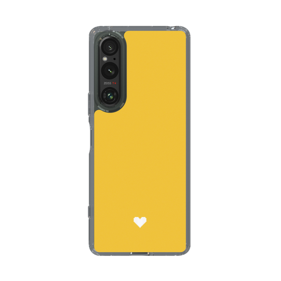 Slim Protection Case［ Original - Favorite Color Heart - Yellow ］