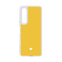 Slim Protection Case［ Original - Favorite Color Heart - Yellow ］