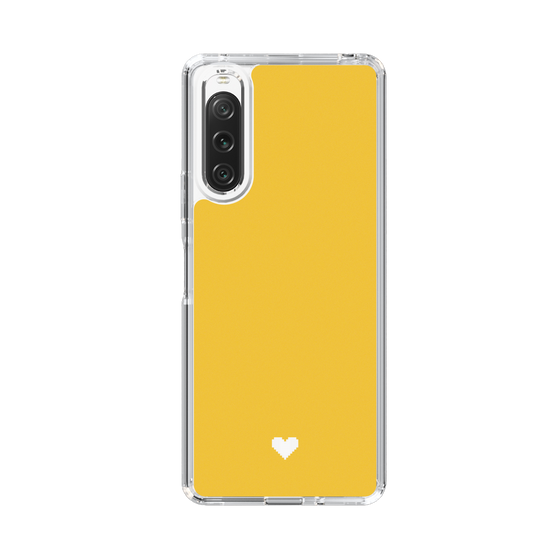 Slim Protection Case［ Original - Favorite Color Heart - Yellow ］