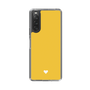 Slim Protection Case［ Original - Favorite Color Heart - Yellow ］