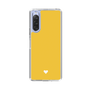 Slim Protection Case［ Original - Favorite Color Heart - Yellow ］