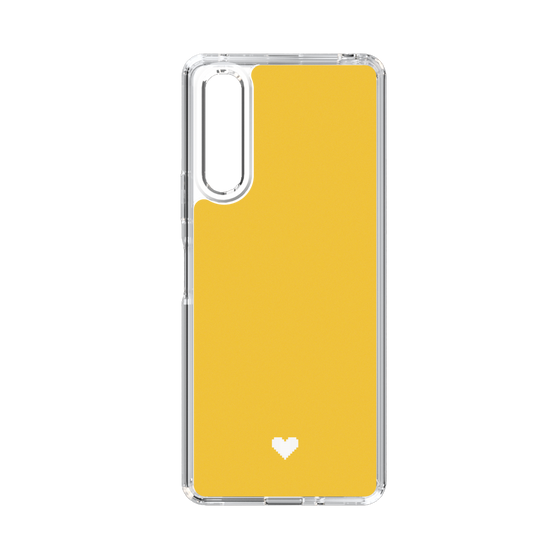 Slim Protection Case［ Original - Favorite Color Heart - Yellow ］
