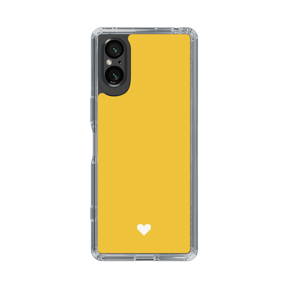 Slim Protection Case［ Original - Favorite Color Heart - Yellow ］