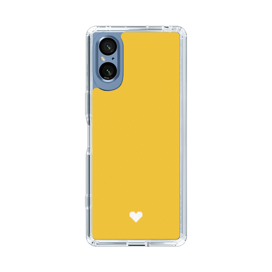 Slim Protection Case［ Original - Favorite Color Heart - Yellow ］
