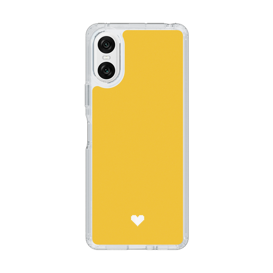 Slim Protection Case［ Original - Favorite Color Heart - Yellow ］