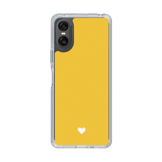 Slim Protection Case［ Original - Favorite Color Heart - Yellow ］