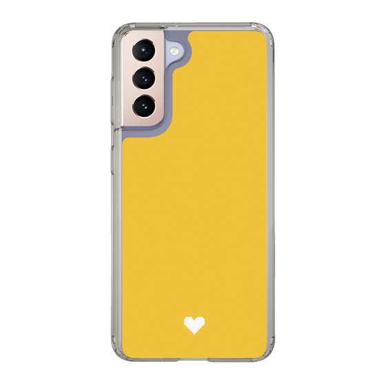 Slim Protection Case［ Original - Favorite Color Heart - Yellow ］