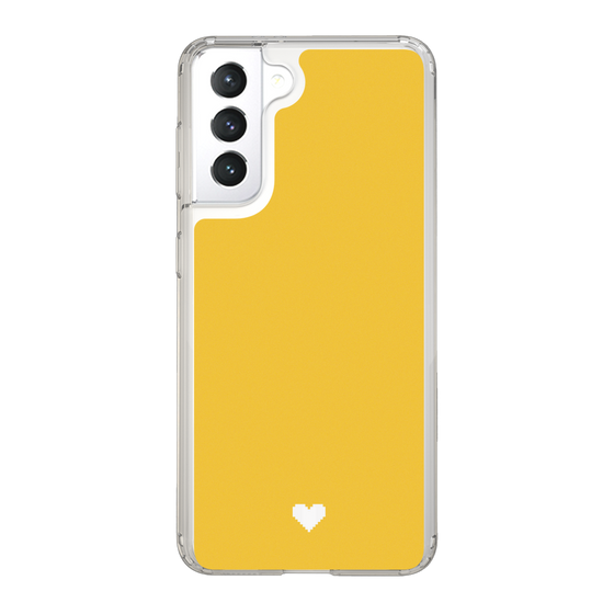 Slim Protection Case［ Original - Favorite Color Heart - Yellow ］