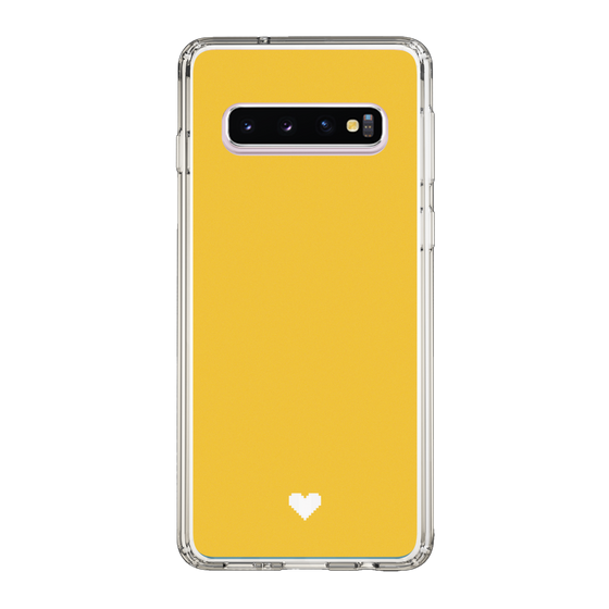 Slim Protection Case［ Original - Favorite Color Heart - Yellow ］