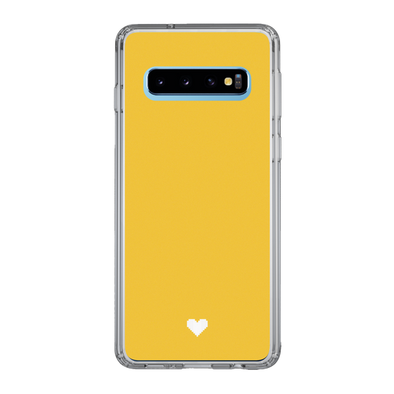 Slim Protection Case［ Original - Favorite Color Heart - Yellow ］