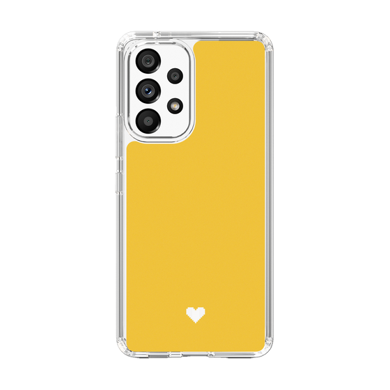 Slim Protection Case［ Original - Favorite Color Heart - Yellow ］