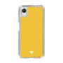 Slim Protection Case［ Original - Favorite Color Heart - Yellow ］
