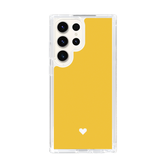 Slim Protection Case［ Original - Favorite Color Heart - Yellow ］