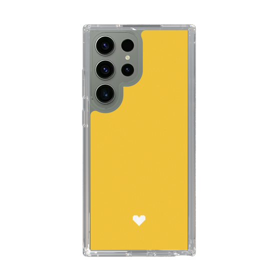 Slim Protection Case［ Original - Favorite Color Heart - Yellow ］