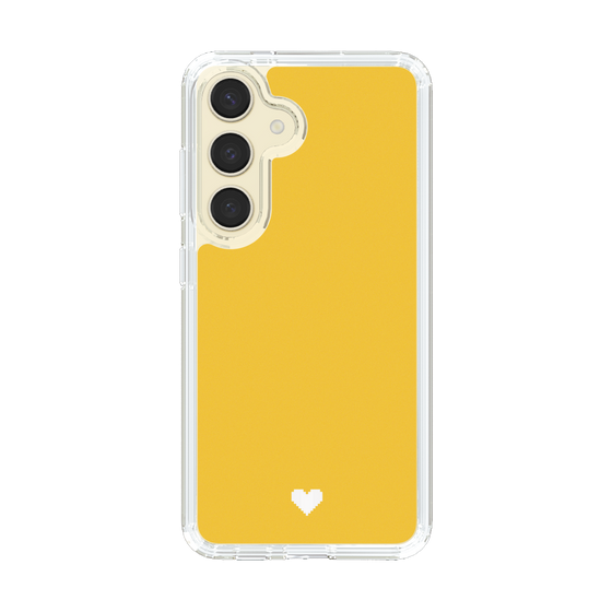Slim Protection Case［ Original - Favorite Color Heart - Yellow ］