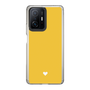 Slim Protection Case［ Original - Favorite Color Heart - Yellow ］