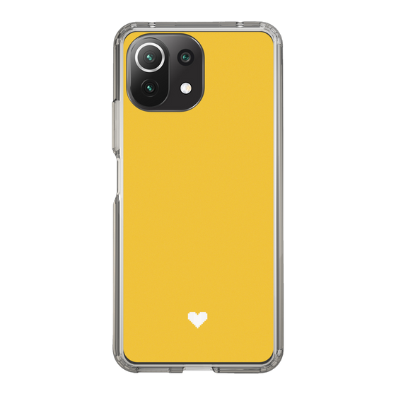 Slim Protection Case［ Original - Favorite Color Heart - Yellow ］