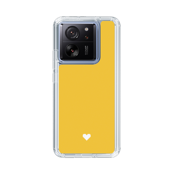 Slim Protection Case［ Original - Favorite Color Heart - Yellow ］