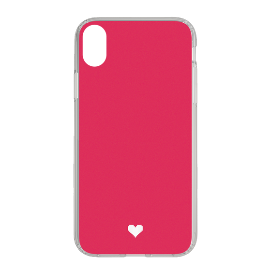 Slim Protection Case［ Original - Favorite Color Heart - Red ］