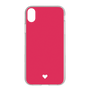 Slim Protection Case［ Original - Favorite Color Heart - Red ］