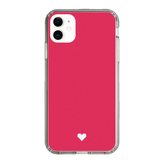 Slim Protection Case［ Original - Favorite Color Heart - Red ］