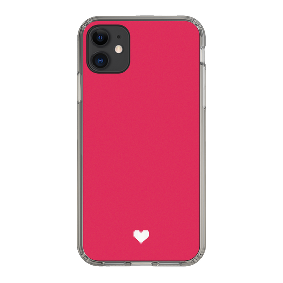 Slim Protection Case［ Original - Favorite Color Heart - Red ］
