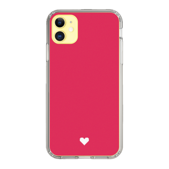 Slim Protection Case［ Original - Favorite Color Heart - Red ］