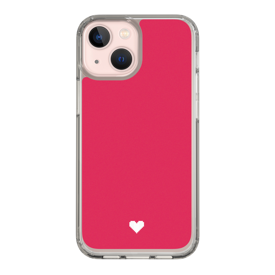 Slim Protection Case［ Original - Favorite Color Heart - Red ］