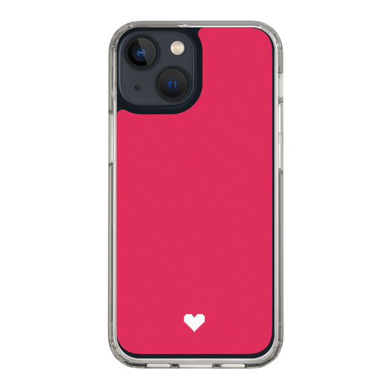 Slim Protection Case［ Original - Favorite Color Heart - Red ］