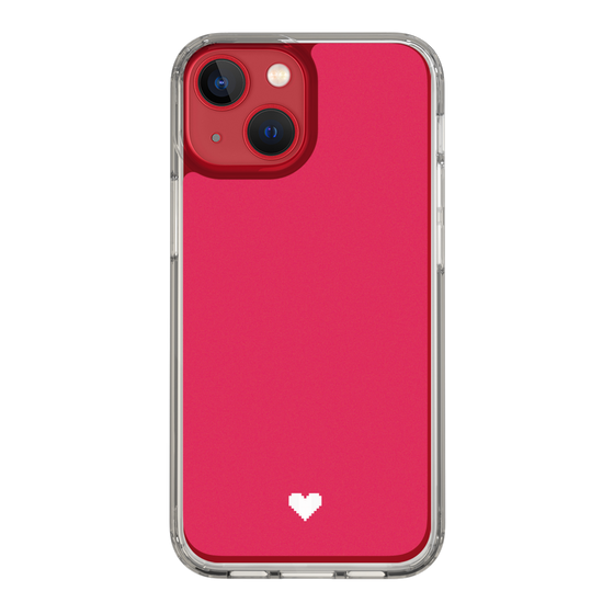 Slim Protection Case［ Original - Favorite Color Heart - Red ］
