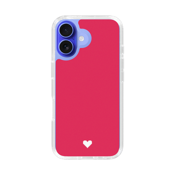 Slim Protection Case［ Original - Favorite Color Heart - Red ］
