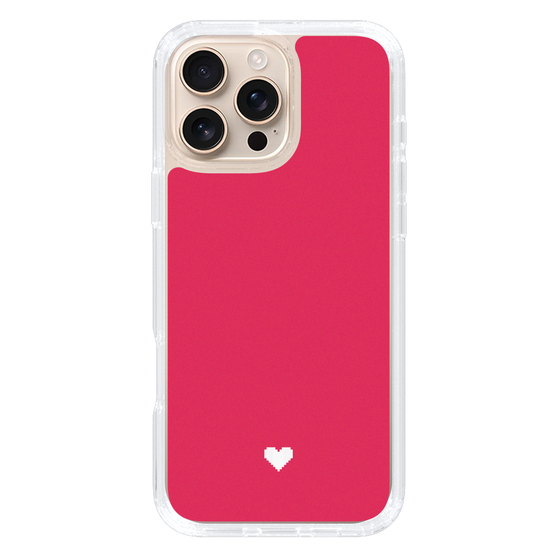 Slim Protection Case［ Original - Favorite Color Heart - Red ］