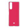 Slim Protection Case［ Original - Favorite Color Heart - Red ］