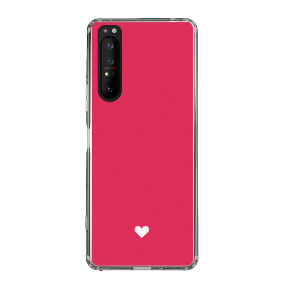 Slim Protection Case［ Original - Favorite Color Heart - Red ］